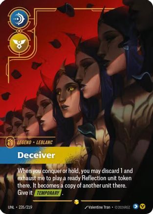 LeBlanc – Deceiver (Overnumbered) (235) Foil - Unleashed