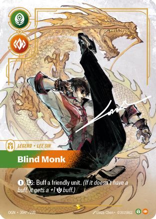 Lee Sin – Blind Monk (Signature) (304) Foil - Origins