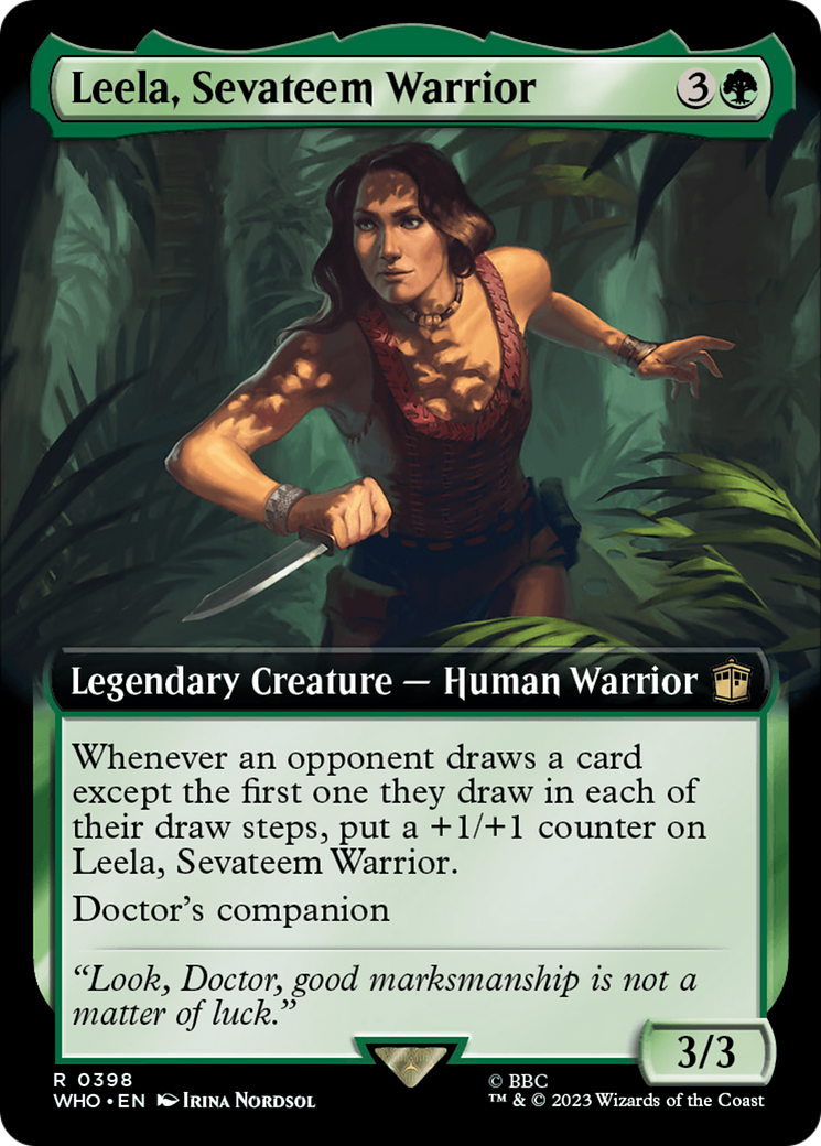 Leela, Sevateem Warrior (Extended Art) (398) - Doctor Who