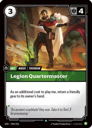 Legion Quartermaster (044) Foil - Spiritforged