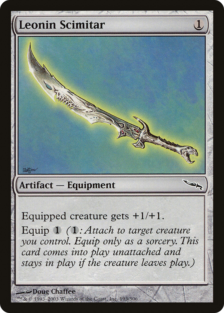 Leonin Scimitar (193) - Mirrodin