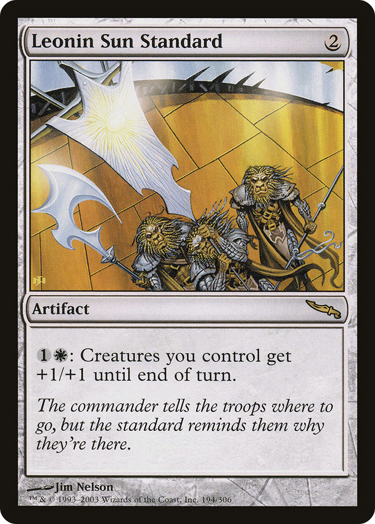 Leonin Sun Standard (194) - Mirrodin