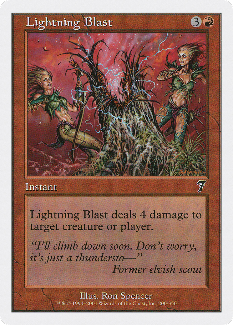 Lightning Blast (200) - Seventh Edition