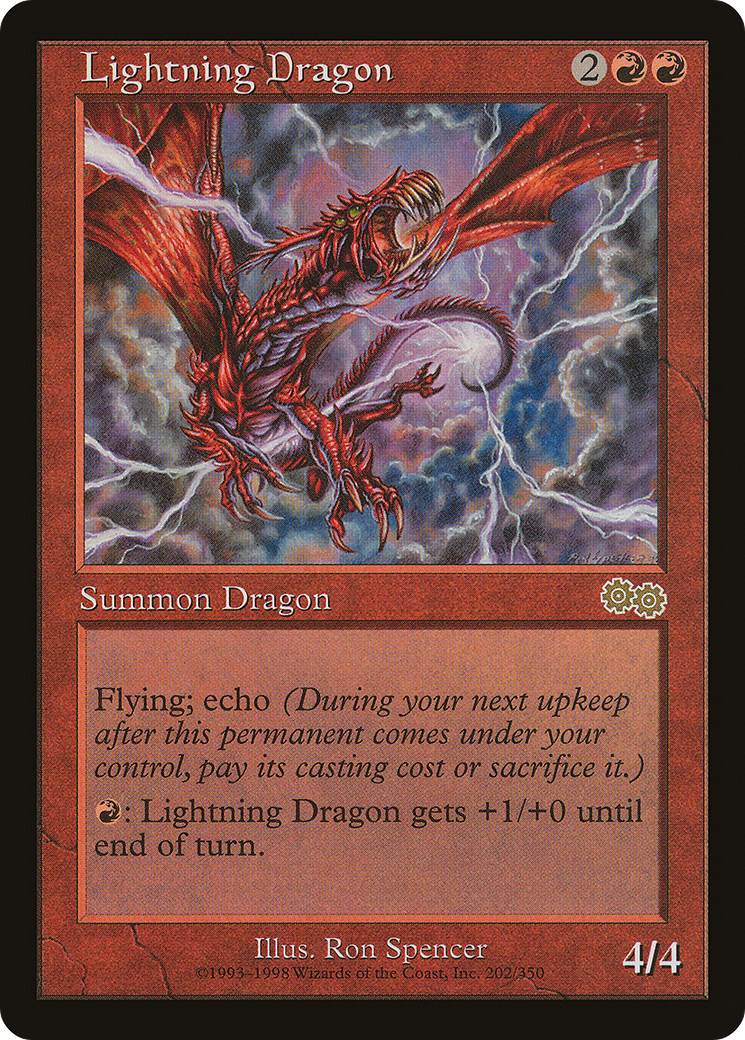 Lightning Dragon (202) - Urza's Saga