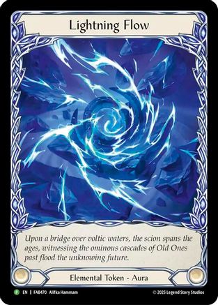 Lightning Flow (C) (Extended Art) (FAB470) Rainbow Foil - Flesh and Blood: Promo Cards
