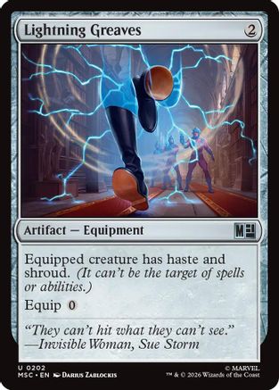 Lightning Greaves (202) - Commander: Marvel Super Heroes