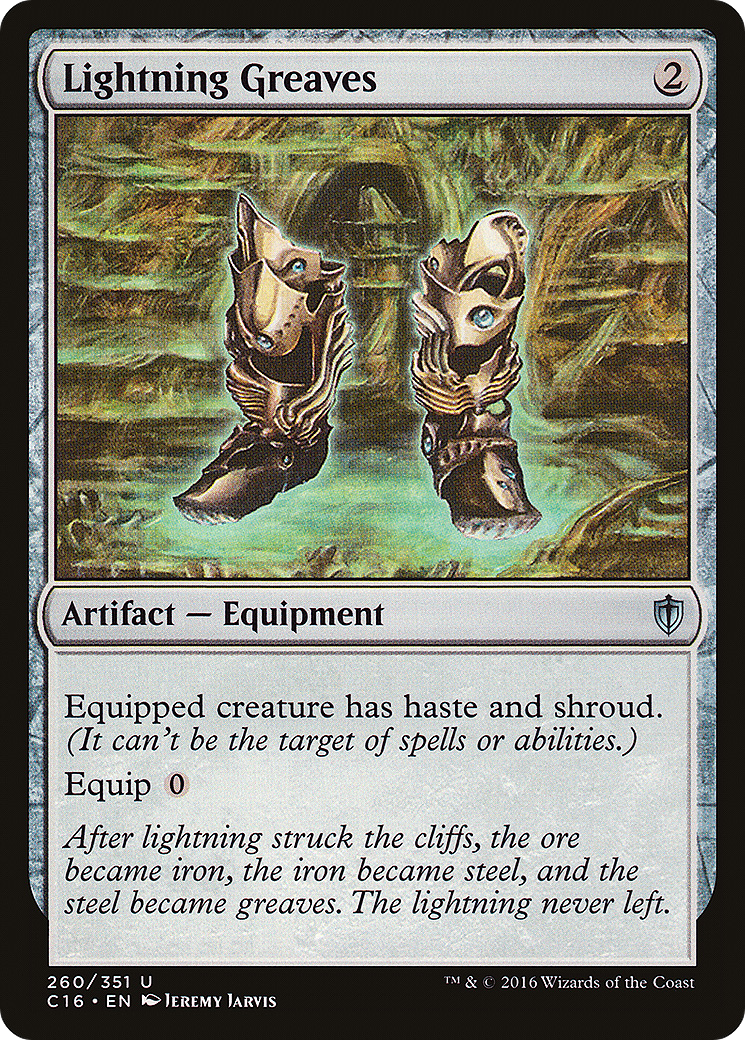 Lightning Greaves (260) - Commander 2016