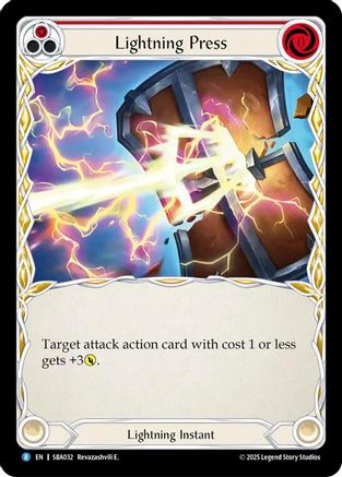 Lightning Press (Red) (SBA032) - Silver Age