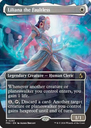 Liliana the Faultless (Borderless Echoed Pairs) (293) Foil - Reality Fracture