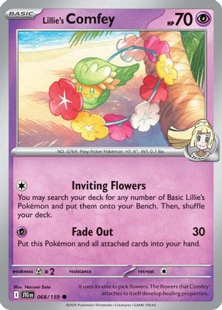 Lillie's Comfey (68) Reverse Holofoil - Journey Together