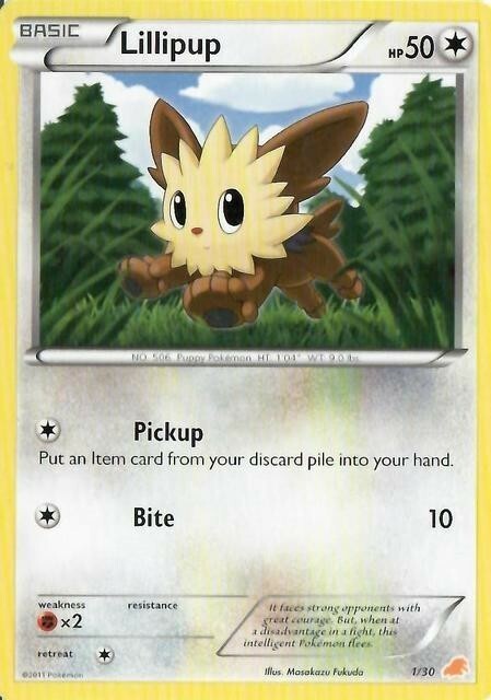 Lillipup (1) - Trainer Kit: Excadrill & Zoroark