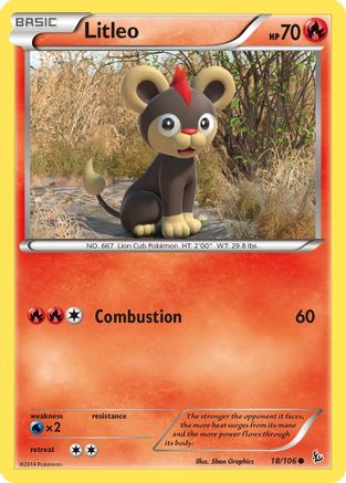 Litleo (18) Reverse Holofoil - Flashfire