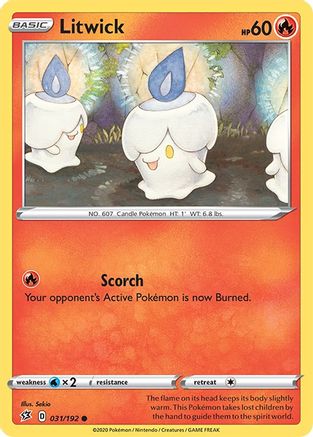 Litwick (31) Reverse Holofoil - Rebel Clash