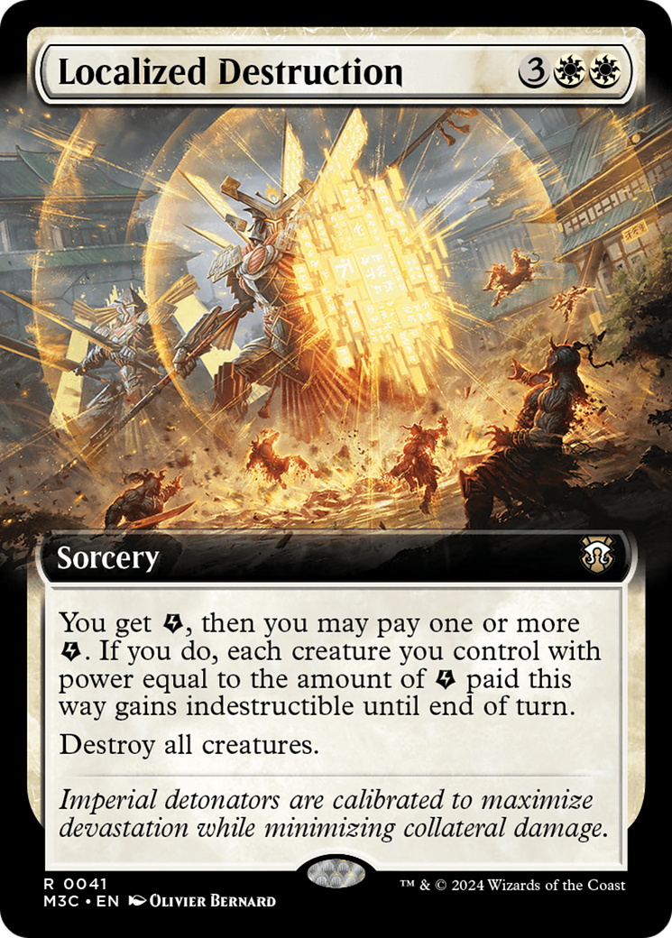 Localized Destruction (Extended Art) (041) - Commander: Modern Horizons 3