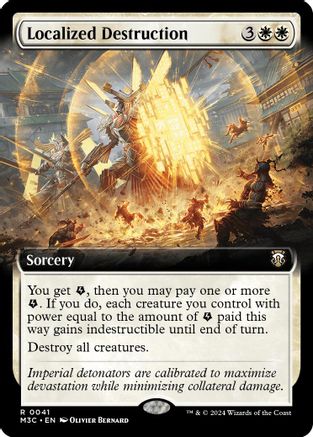 Localized Destruction (Extended Art) (041) Ripple Foil - Commander: Modern Horizons 3