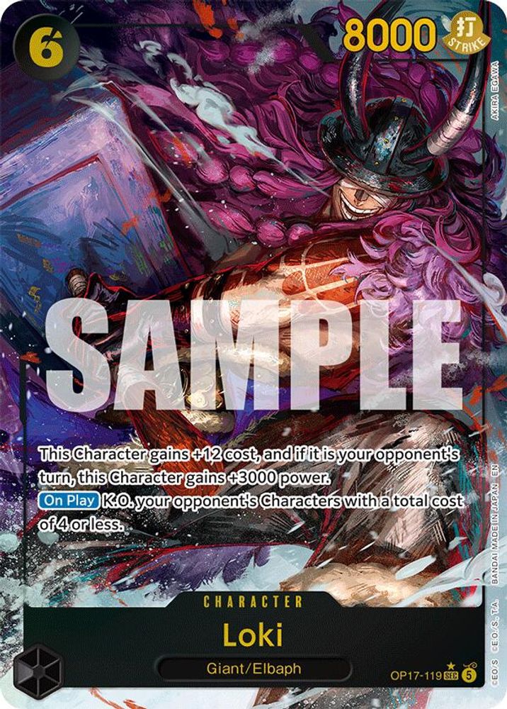 Loki (Alternate Art) (OP17-119) Foil