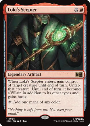 Loki's Scepter (056) - Commander: Marvel Super Heroes