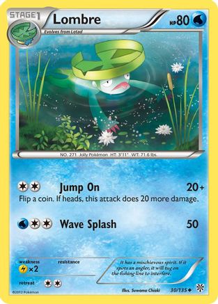 Lombre (30) Reverse Holofoil - Plasma Storm