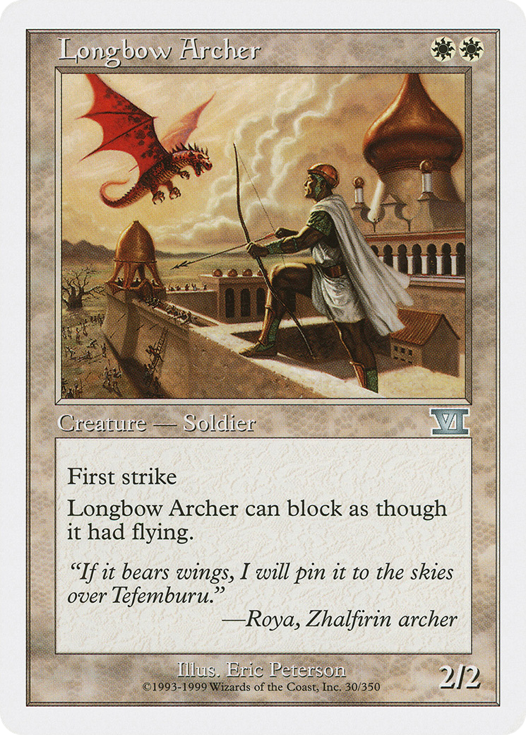 Longbow Archer (030) - Classic Sixth Edition