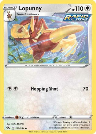 Lopunny (213) - Fusion Strike