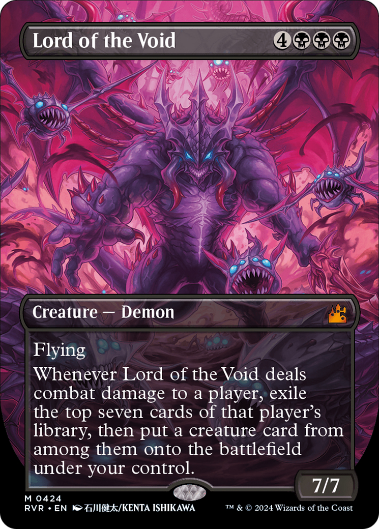 Lord of the Void (Anime Borderless) (424) Foil - Ravnica Remastered