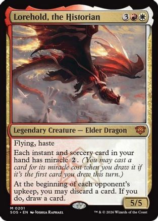 Lorehold, the Historian (201) Foil - Secrets of Strixhaven