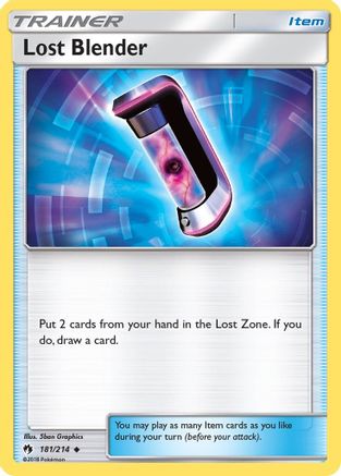 Lost Blender (181) Reverse Holofoil - Lost Thunder