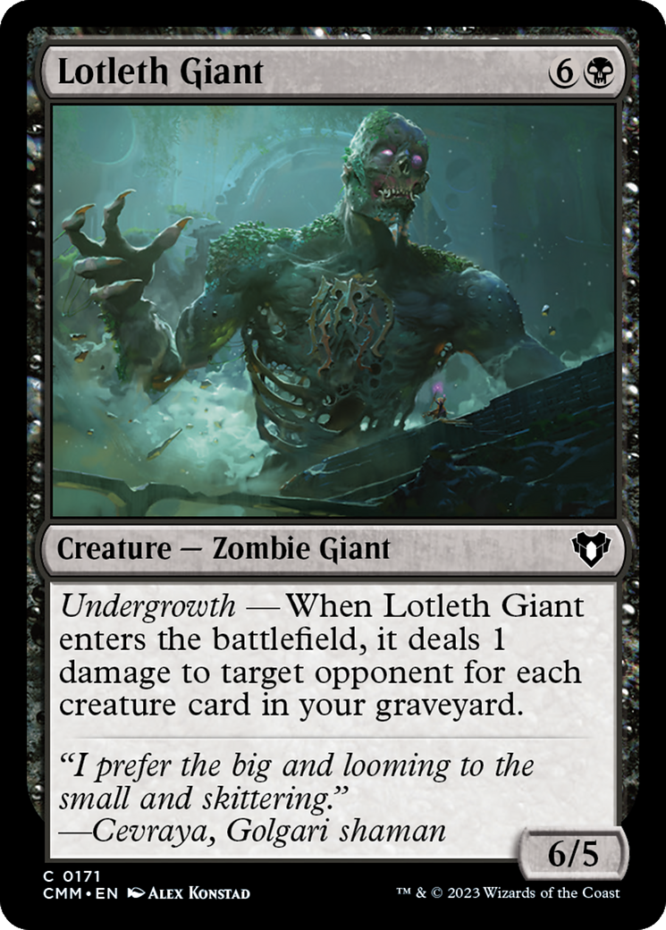 Lotleth Giant (171) Foil - Commander Masters
