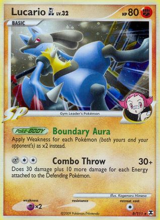 Lucario GL (8) Holofoil - Rising Rivals