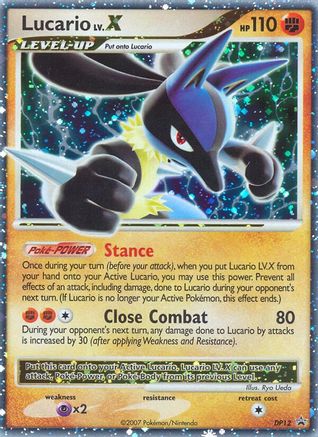 Lucario LV.X (DP12) Holofoil - Black Star Promos