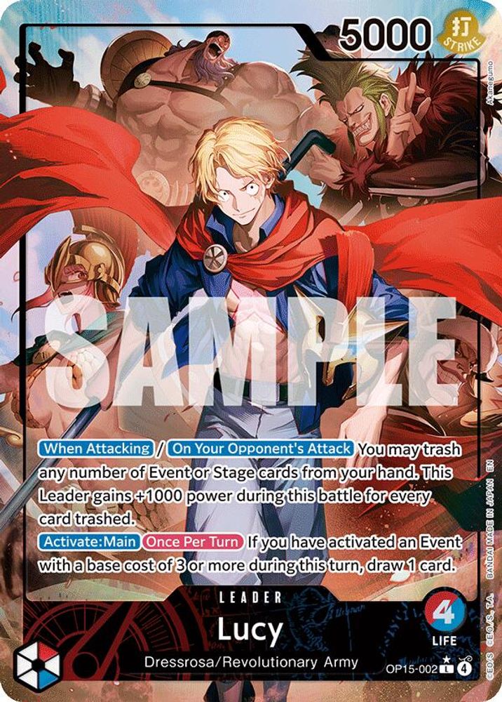 Lucy (Alternate Art) (OP15-002) Foil