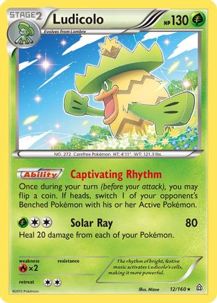 Ludicolo (12) Holofoil - Primal Clash