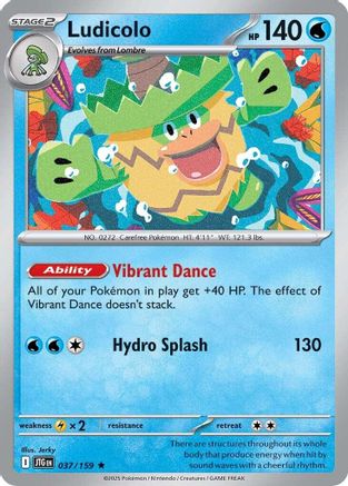 Ludicolo (37) Reverse Holofoil - Journey Together