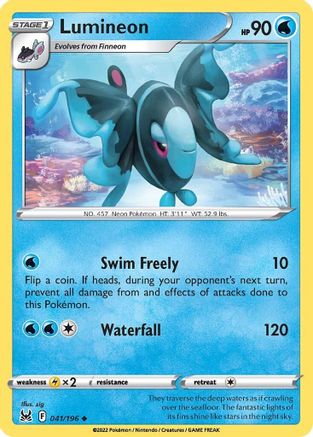 Lumineon (41) Reverse Holofoil - Lost Origin