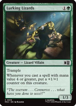 Lurking Lizards (816) - Commander: Marvel Super Heroes
