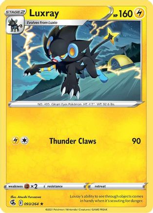 Luxray (93) Reverse Holofoil - Fusion Strike