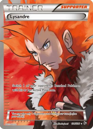 Lysandre (Full Art) (104) Holofoil - Flashfire