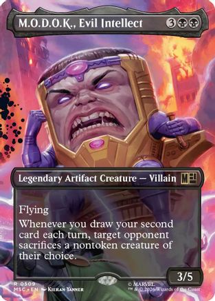 M.O.D.O.K., Evil Intellect (Borderless) (509) - Commander: Marvel Super Heroes