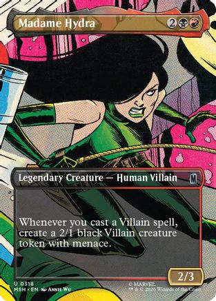 Madame Hydra (Borderless) (318) Foil - Marvel Super Heroes