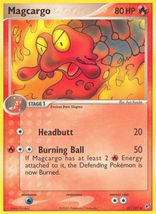 Magcargo (37) Reverse Holofoil - Deoxys