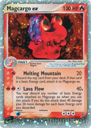 Magcargo ex (95) Holofoil - Dragon