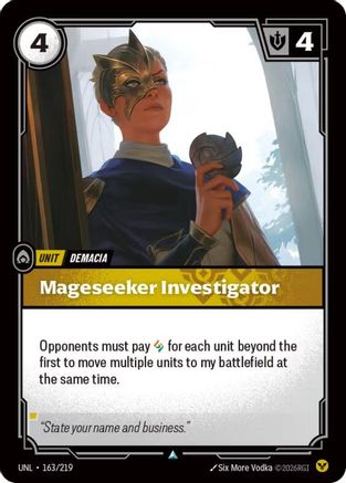 Mageseeker Investigator (163) - Unleashed