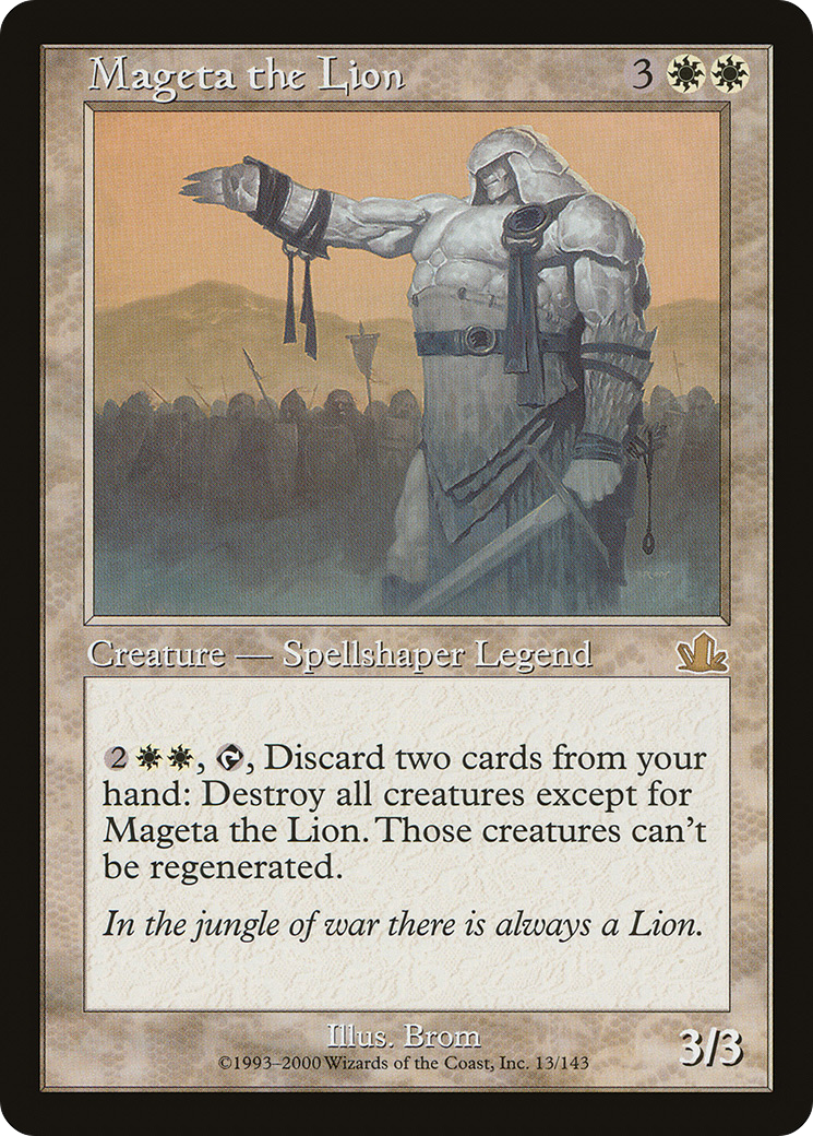 Mageta the Lion (013) - Prophecy