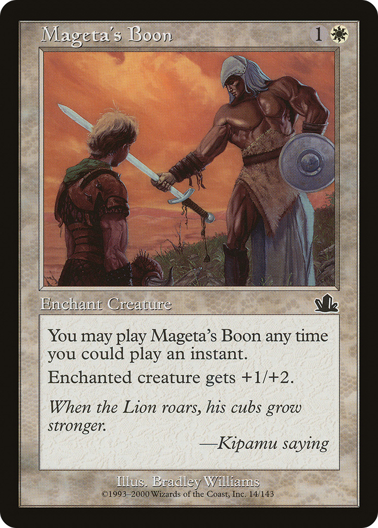 Mageta's Boon (014) - Prophecy