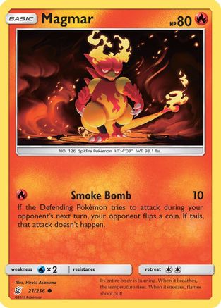 Magmar (21) Reverse Holofoil - Unified Minds