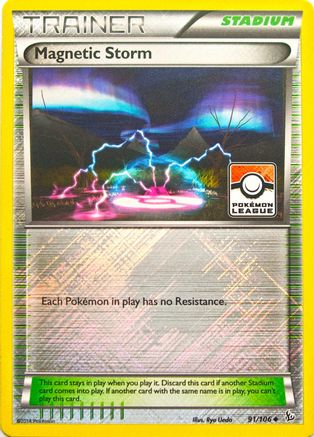Magnetic Storm (Pokemon League) (91) Reverse Holofoil - League & Championship Cards