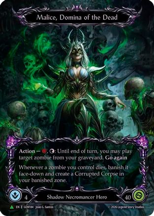 Malice, Domina of the Dead (Marvel) (GEM184) Cold Foil - GEM Pack