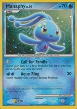 Manaphy (4) Holofoil - Trainer Kit: Manaphy & Lucario