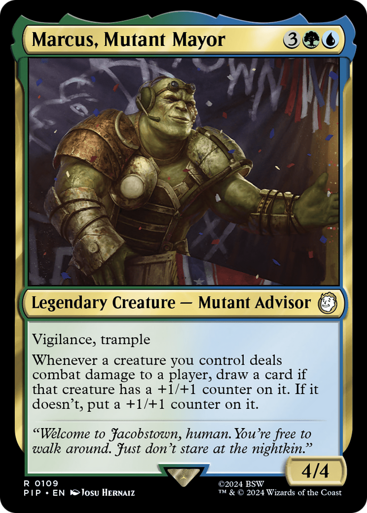 Marcus, Mutant Mayor (109) - Fallout
