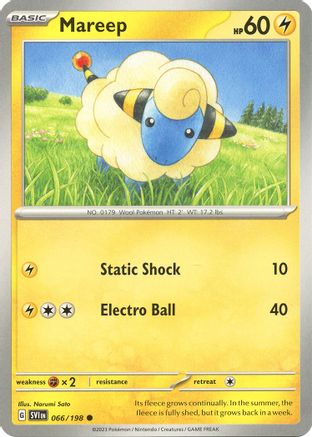 Mareep (66) Reverse Holofoil - Scarlet & Violet